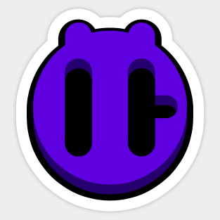 Shocker Buddy Purple Sticker